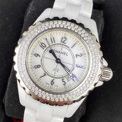 chanel j12 limited edition white ceramic bracelet watch